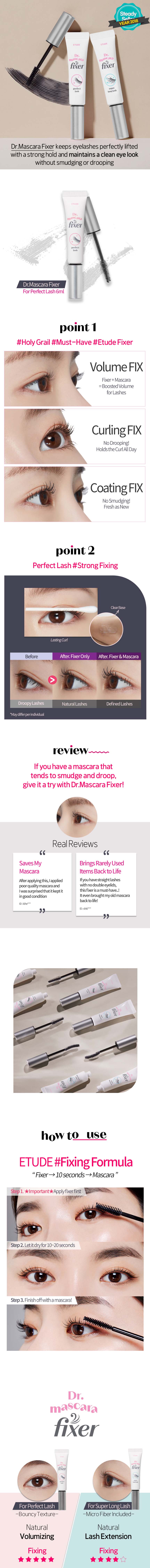 [ETUDE HOUSE] Dr.Mascara Fixer For Perfect Lash