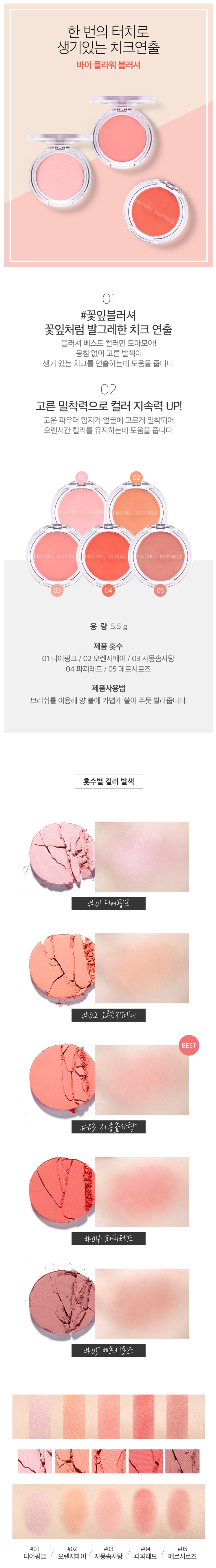 [NATURE REPUBLIC] By Flower Blusher